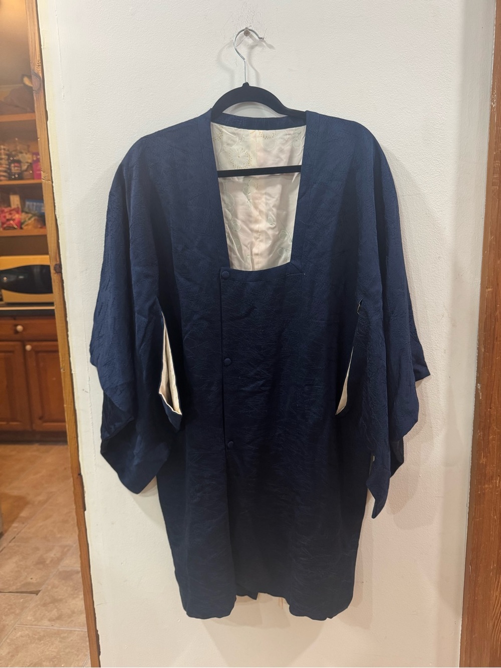Vintage Japanese Silk Michiyuki Kimono Coat Jacket